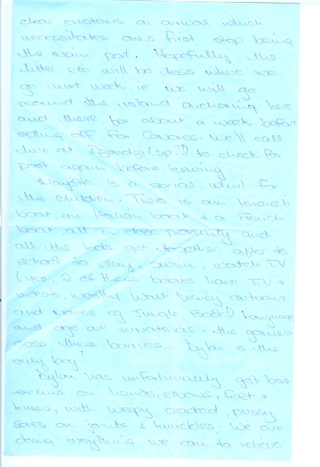 val's letter from Mayotte 23rd Sept '95 001