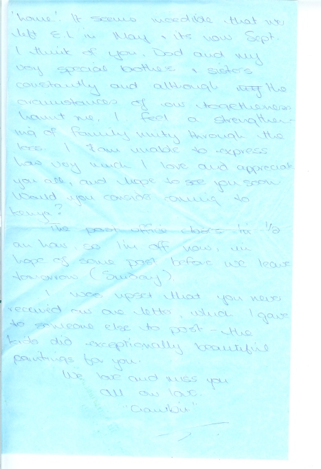 val's letter from Mayotte 23rd Sept '95 003